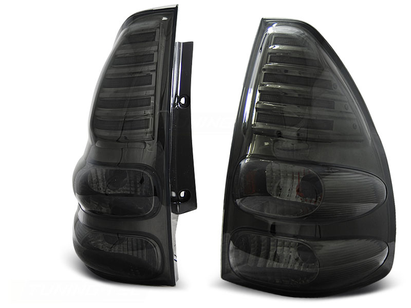 Achterlichten geschikt voor Toyota Land Cruiser 120 03-09 smoke LED