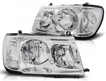 Koplampen geschikt voor Toyota Land Cruiser FJ100 98-04 chroom