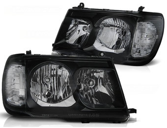 Koplampen geschikt voor Toyota Land Cruiser FJ100 98-04 zwart