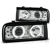 Koplampen geschikt voor VW Corrado 88-95 Angel Eyes chroom