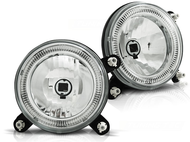 Binnenste koplampen geschikt voor VW Golf 1/Golf 2 Angel Eyes chroom