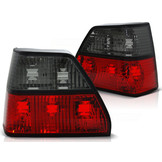 Achterlichten geschikt voor VW Golf 2 08 83-08 91 rood smoke