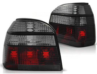 Achterlichten geschikt voor VW Golf 3 09 91-08 97 rood smoke