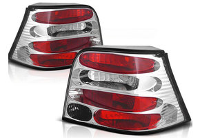 Achterlichten geschikt voor VW Golf 4 09 97-09 03 chroom