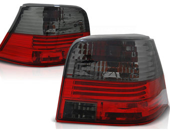 Achterlichten geschikt voor VW Golf 4 09 97-09 03 rood smoke