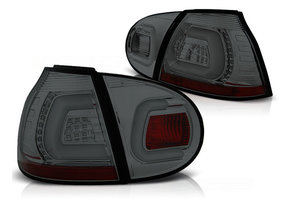 Achterlichten geschikt voor VW Golf 5 10-03-09 smoke LED strip