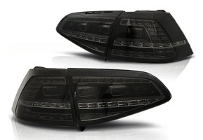 Achterlichten geschikt voor VW Golf 7 13-17 smoke LED GTI look