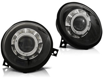 Koplampen met parkeerlicht geschikt voor VW Lupo 98-05 zwart