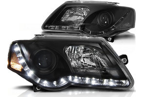 Koplampen met parkeerlicht geschikt voor VW Passat B6 3C 03 05-10 zwart
