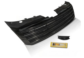 Grill geschikt voor VW Passat B7 10-14 glanzend zwart