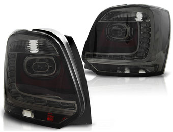Achterlichten geschikt voor VW Polo 09-14 smoke LED