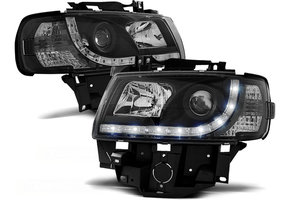 Koplampen met parkeerlicht geschikt voor VW T4 08 96-03-03 bus zwart