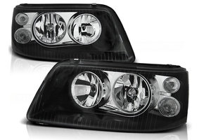 Koplampen geschikt voor VW T5 04 03-08-09 zwart