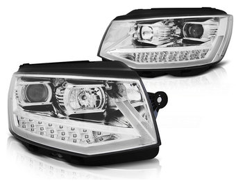 Koplampen dagrijlicht geschikt voor VW T6 15- chroom LED DRL