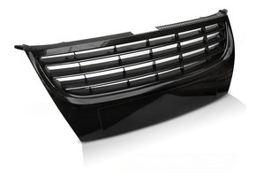Grill geschikt voor VW Touran 07-10 glanzend zwart