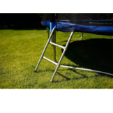 Trampoline - blauw - 244 cm - met net en ladder - tot 80 KG