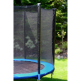Trampoline - blauw - 244 cm - met net en ladder - tot 80 KG