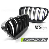 Grill geschikt voor BMW F10/F11 10-16 M5 look mat zwart