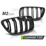 Grill geschikt voor BMW F22/F23 M2 mat zwart