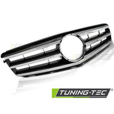 Grill geschikt voor Mercedes W204 07-14 avantgarade chroom-black