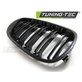 Grill geschikt voor BMW E60/E61 07 03-10 glanzend zwart dubbele stang M-Look