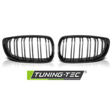 Grill geschikt voor BMW E92/E93 07-10 c/c glanzend zwart dubbele stang M-Look