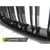 Grill geschikt voor BMW F20/F21 LCI 15-18 glanzend zwart dubbele stang