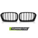 Grill geschikt voor BMW F20/F21 LCI 15-18 glanzend zwart dubbele stang