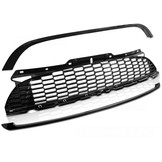 Grill geschikt voor MINI Cooper 10-14 R56/57/55 JCW stijl glanzend zwart