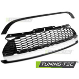 Grill geschikt voor MINI Cooper 10-14 R56/57/55 JCW stijl glanzend zwart