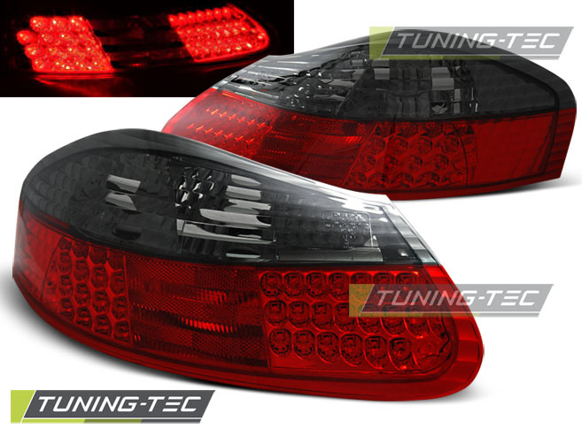 Achterlichten geschikt voor Porsche Boxster 96-04 rood smoke LED