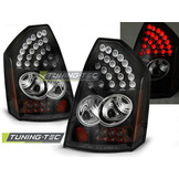 Achterlichten geschikt voor Chrysler 300C 05-08 zwart LED