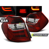 Achterlichten geschikt voor BMW E87/E81 09 07-11 LCI rood helder LED strip