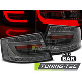 Achterlichten geschikt voor Audi A6 C6 sedan 04 04-08 smoke LED 6pin