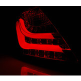 Achterlichten geschikt voor Opel Astra H 03 04-09 3D GTC rood smoke LED