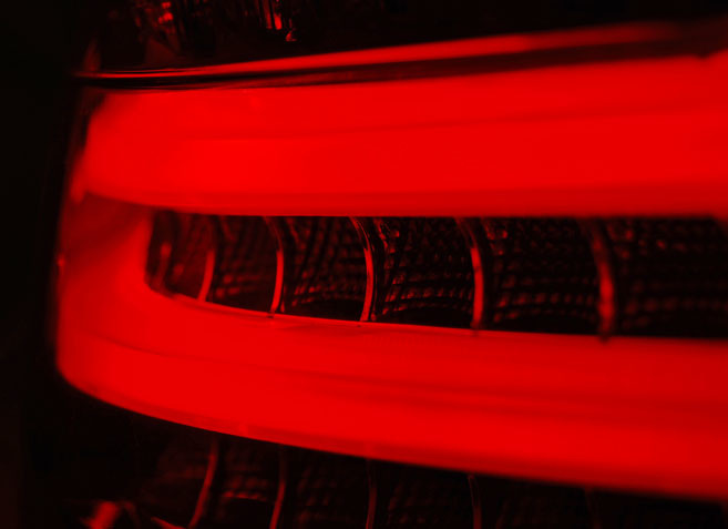 Achterlichten geschikt voor BMW E92 09 06-03 10 rood smoke LED strip