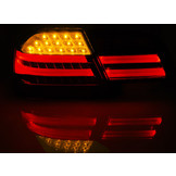 Achterlichten geschikt voor BMW E92 09 06-03 10 rood smoke LED strip