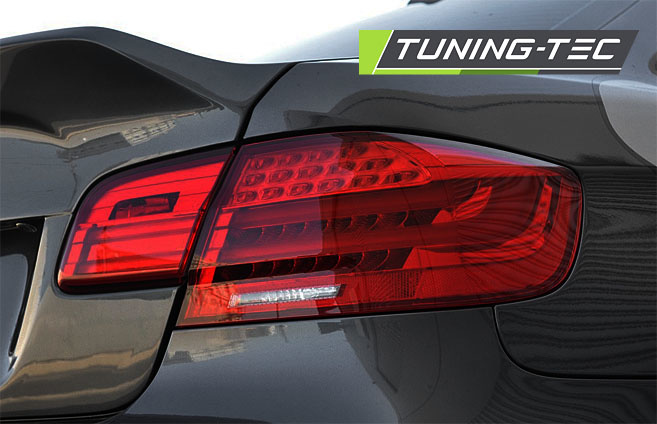 Achterlichten geschikt voor BMW E92 09 06-03 10 rood smoke LED strip