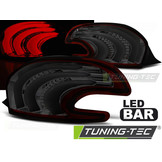 Achterlichten geschikt voor Peugeot 208 4 12-06 15 rood smoke LED strip