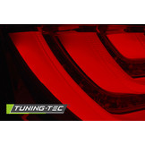 Achterlichten geschikt voor BMW E60 07 03-02 07 rood smoke LED strip