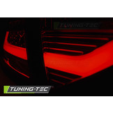 Achterlichten geschikt voor Audi A5 07-06 11 zwart LED strip