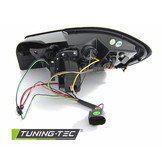 Achterlichten geschikt voor Seat Ibiza 6J 3D 06 08-12 rood smoke LED strip