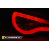 Achterlichten geschikt voor Toyota GT86 12-16 LED strip zwart seq