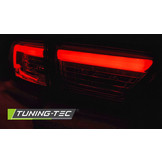Achterlichten geschikt voor Renault Clio IV 13-16 hatchback LED strip smoke