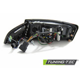 Achterlichten geschikt voor Audi A6 08-11 sedan rood smoke LED strip seq