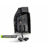 Achterlichten geschikt voor VW T5 04 03-09/10-15 smoke zwart rood LED transporter