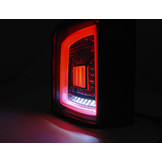 Achterlichten geschikt voor VW T5 04 03-09/10-15 smoke zwart rood LED transporter