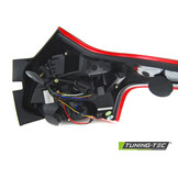 Achterlichten geschikt voor Ford Focus 3 11-10 14 hatchback rood helder LED strip seq indic