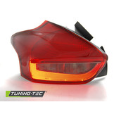Achterlichten geschikt voor Ford Focus 3 15-18 hatchback rood smoke LED