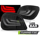 Achterlichten geschikt voor BMW E60 03 07-12 09 zwart LED strip